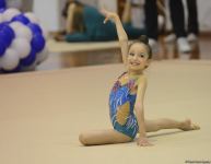 Bədii gimnastika üzrə "Ocaq Sport" klubunun açıq birinciliyinin ikinci günü start götürüb (FOTO)