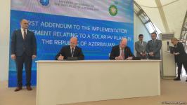 Energetika Nazirliyi Şuşada bp və "Masdar" şirkətləri ilə sənədlər imzalayıb (FOTO)