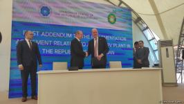 Energetika Nazirliyi Şuşada bp və "Masdar" şirkətləri ilə sənədlər imzalayıb (FOTO)