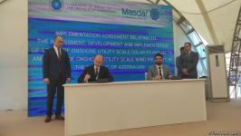 Energetika Nazirliyi Şuşada bp və "Masdar" şirkətləri ilə sənədlər imzalayıb (FOTO)
