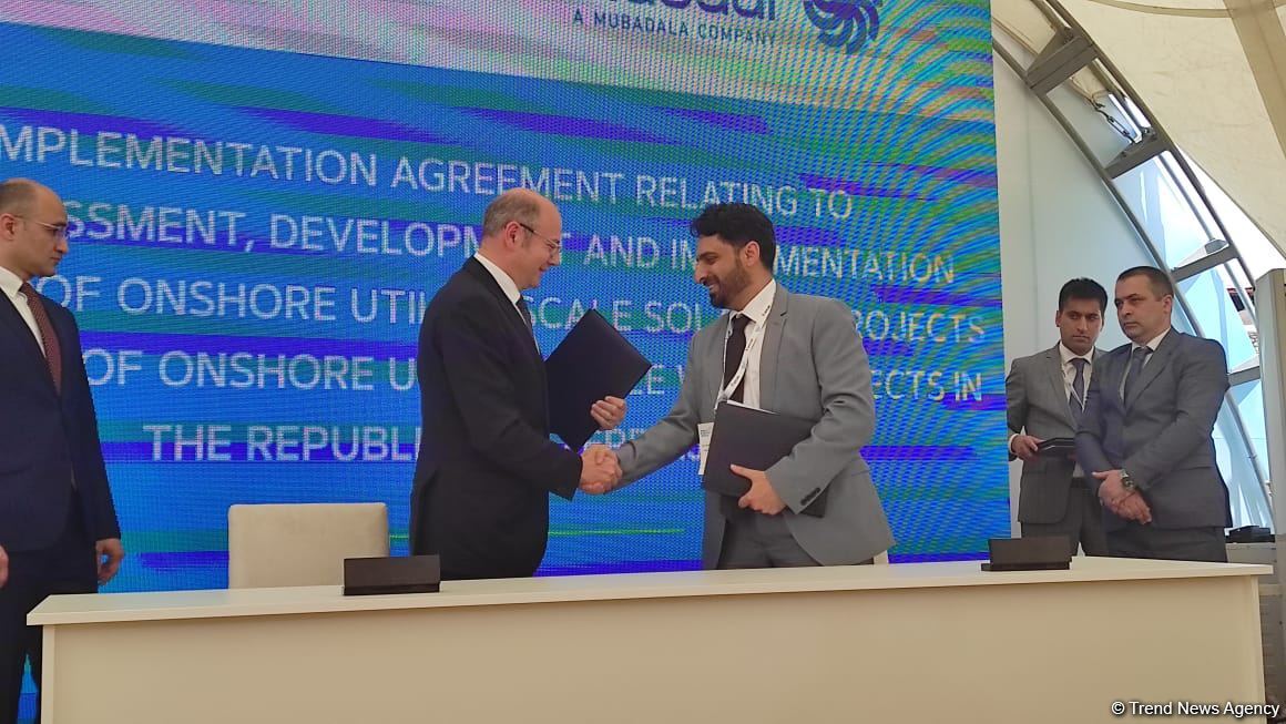 Energetika Nazirliyi Şuşada bp və "Masdar" şirkətləri ilə sənədlər imzalayıb (FOTO)