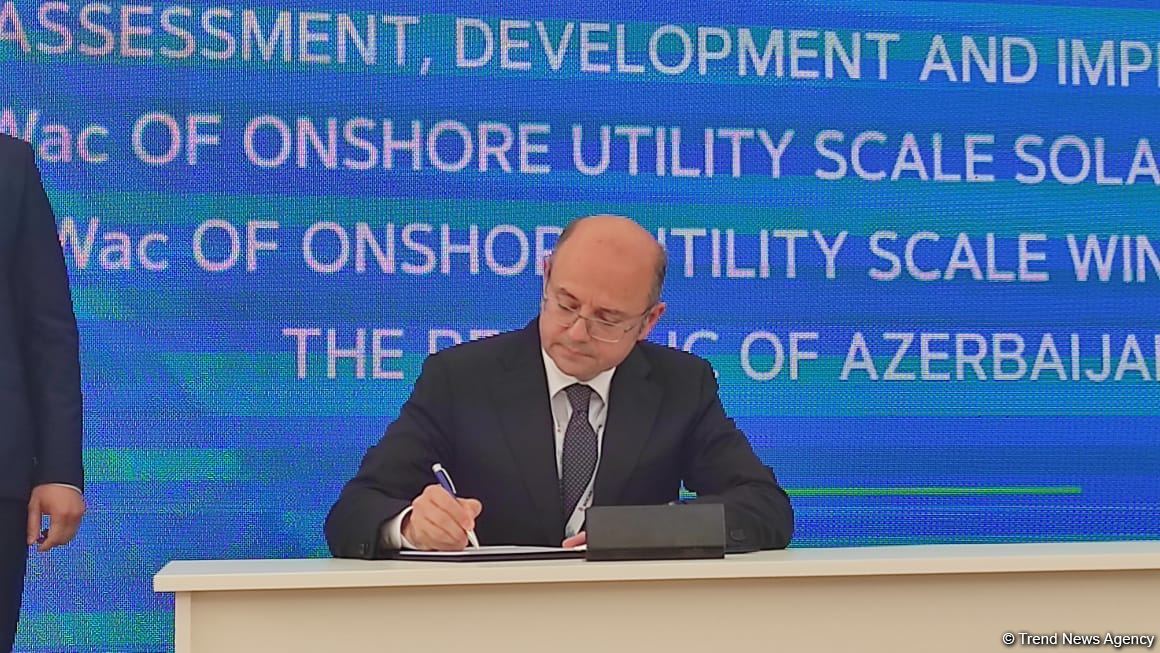 Energetika Nazirliyi Şuşada bp və "Masdar" şirkətləri ilə sənədlər imzalayıb (FOTO)
