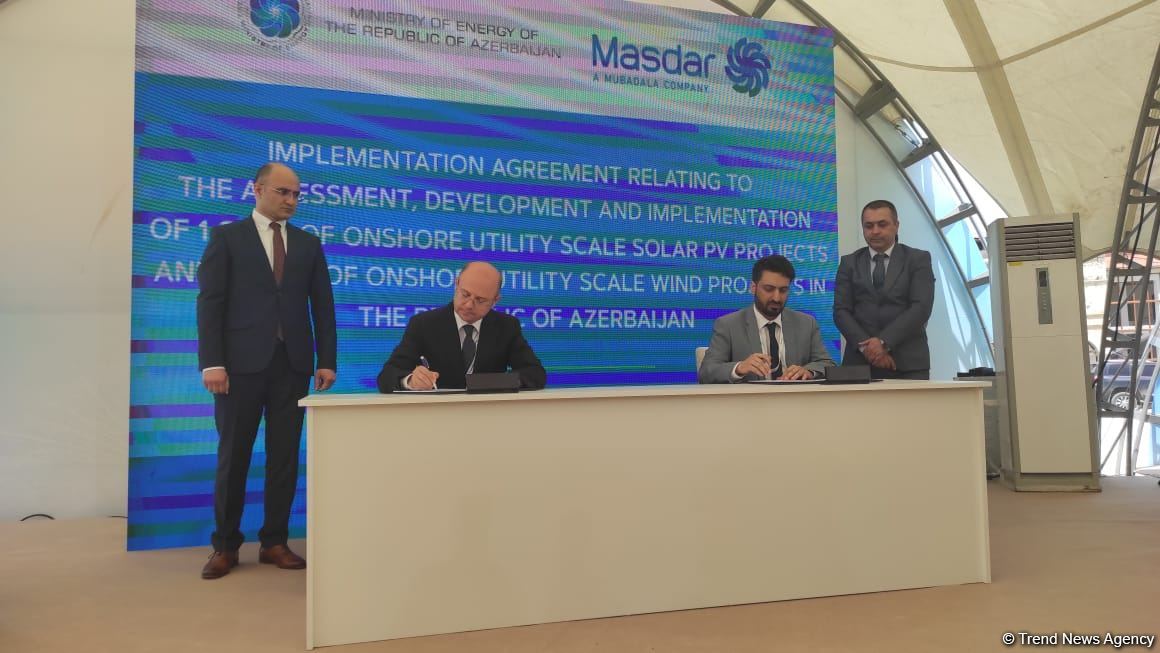 Energetika Nazirliyi Şuşada bp və "Masdar" şirkətləri ilə sənədlər imzalayıb (FOTO)