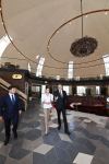 Prezident İlham Əliyev və Birinci xanım Mehriban Əliyeva Bakıda “Şərq Bazarı” kompleksində yaradılan şəraitlə tanış olublar (FOTO)