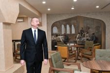 Prezident İlham Əliyev və Birinci xanım Mehriban Əliyeva Bakıda “Şərq Bazarı” kompleksində yaradılan şəraitlə tanış olublar (FOTO)