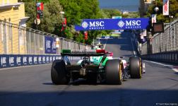 F1 pilotlarının birinci məşq sessiyası başa çatıb (FOTO)