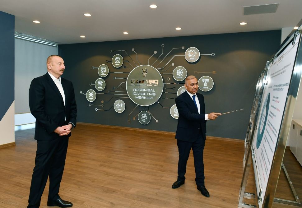 Prezident İlham Əliyev Bakıda yeni elektrik yarımstansiyasının və Rəqəmsal Şəbəkələrin Baş İdarəetmə Mərkəzinin açılışında iştirak edib (FOTO/VİDEO)