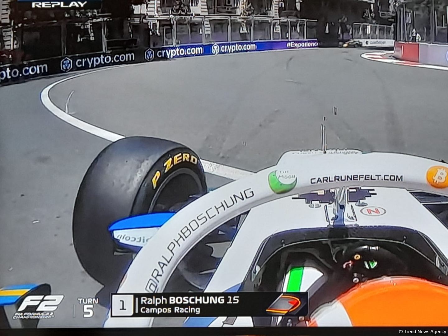 F1 Bakı trekində qəzalar (FOTO)
