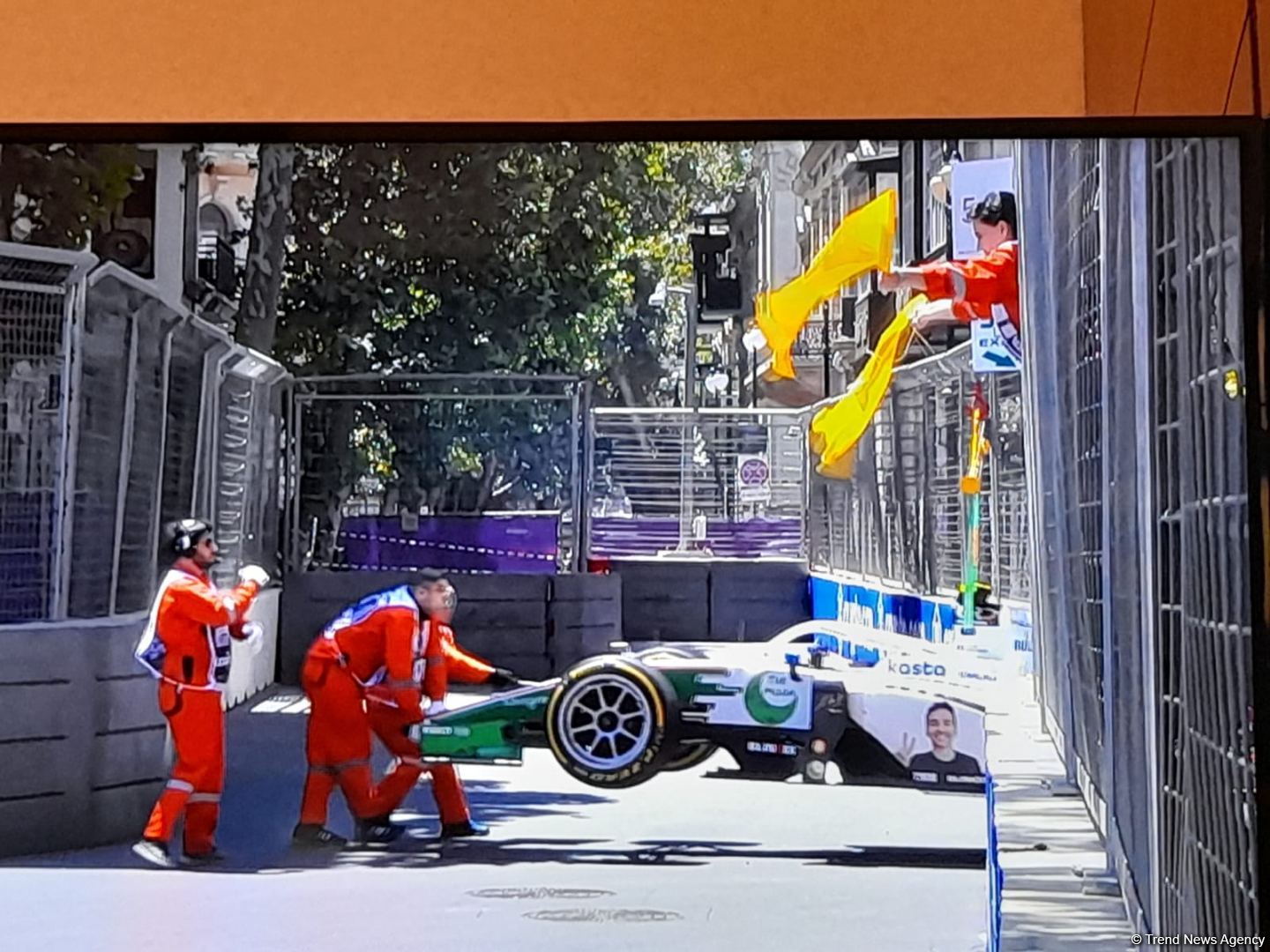 F1 Bakı trekində qəzalar (FOTO)