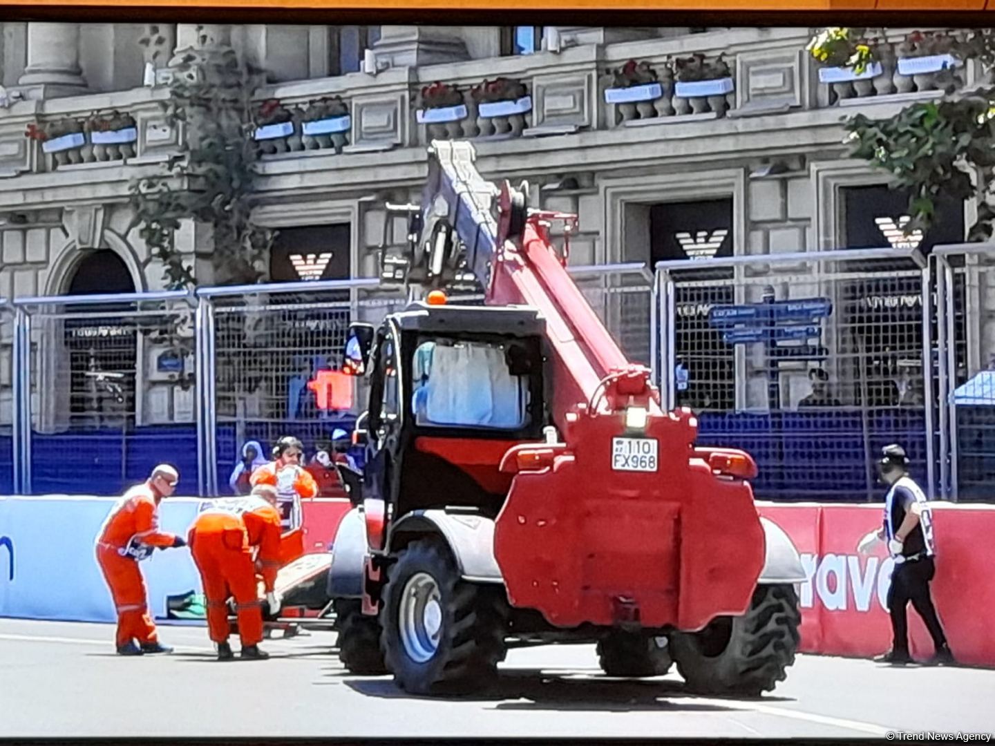 F1 Bakı trekində qəzalar (FOTO)