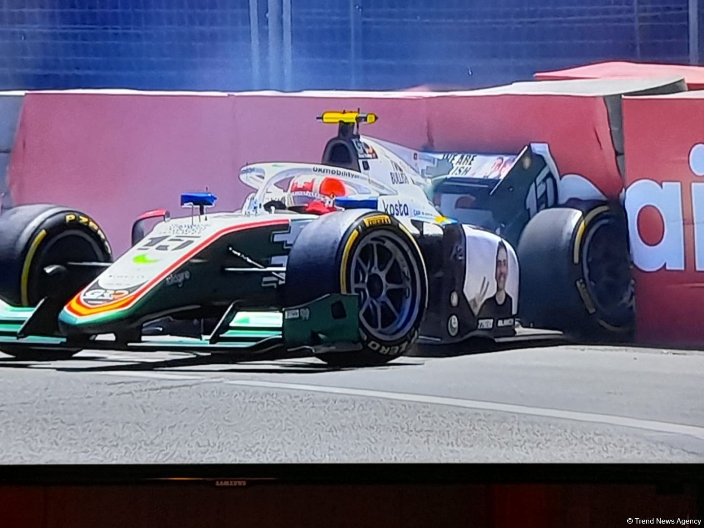 F1 Bakı trekində qəzalar (FOTO)