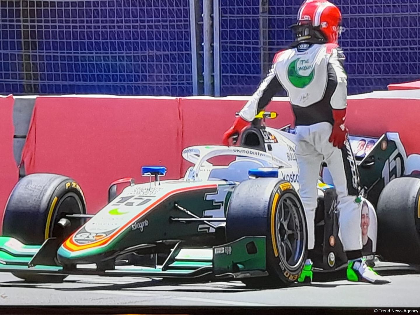 F1 Bakı trekində qəzalar (FOTO)