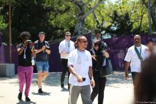 Formula 1 pilotlarının Bakıda avtoqraf sessiyası keçirilib (FOTO)