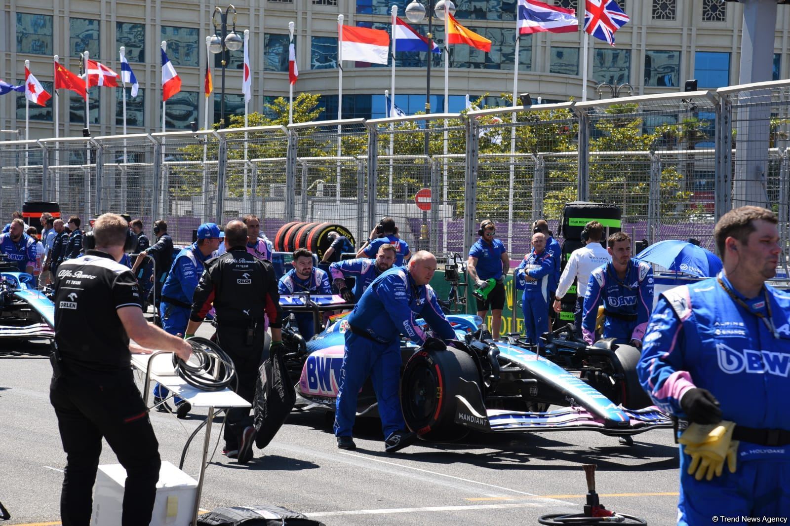 Bakıda Formula 1 Azərbaycan Qran Prisinin final yarışı keçirlib (FOTO)