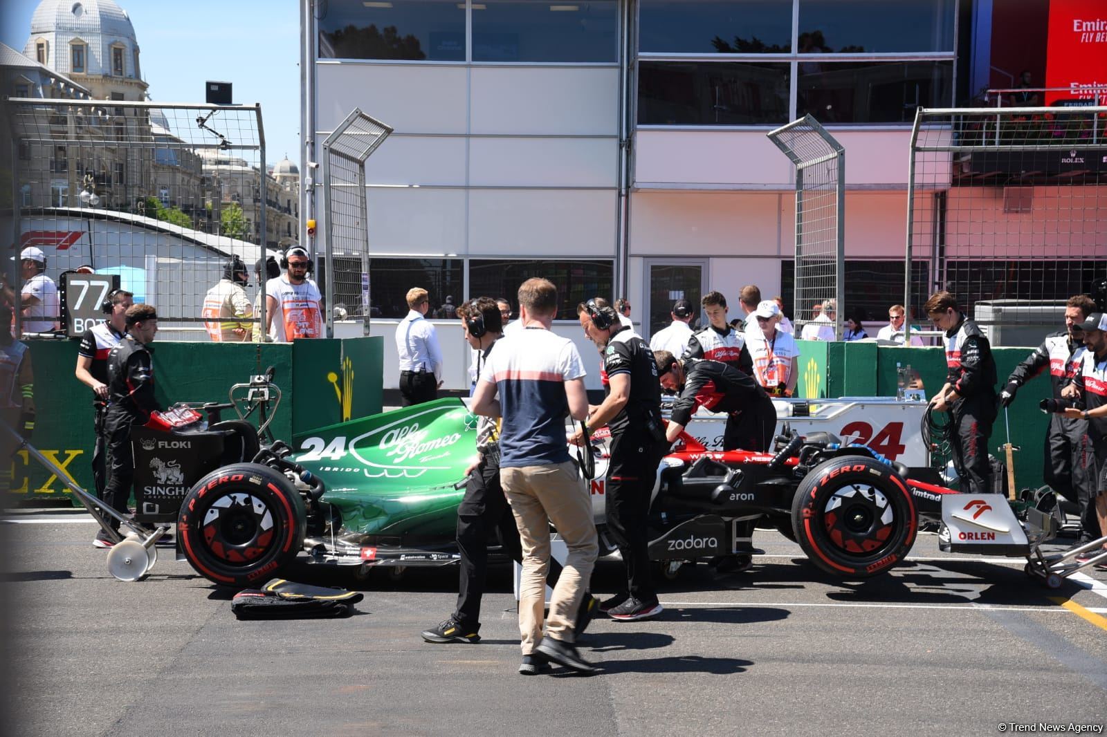 Bakıda Formula 1 Azərbaycan Qran Prisinin final yarışı keçirlib (FOTO)