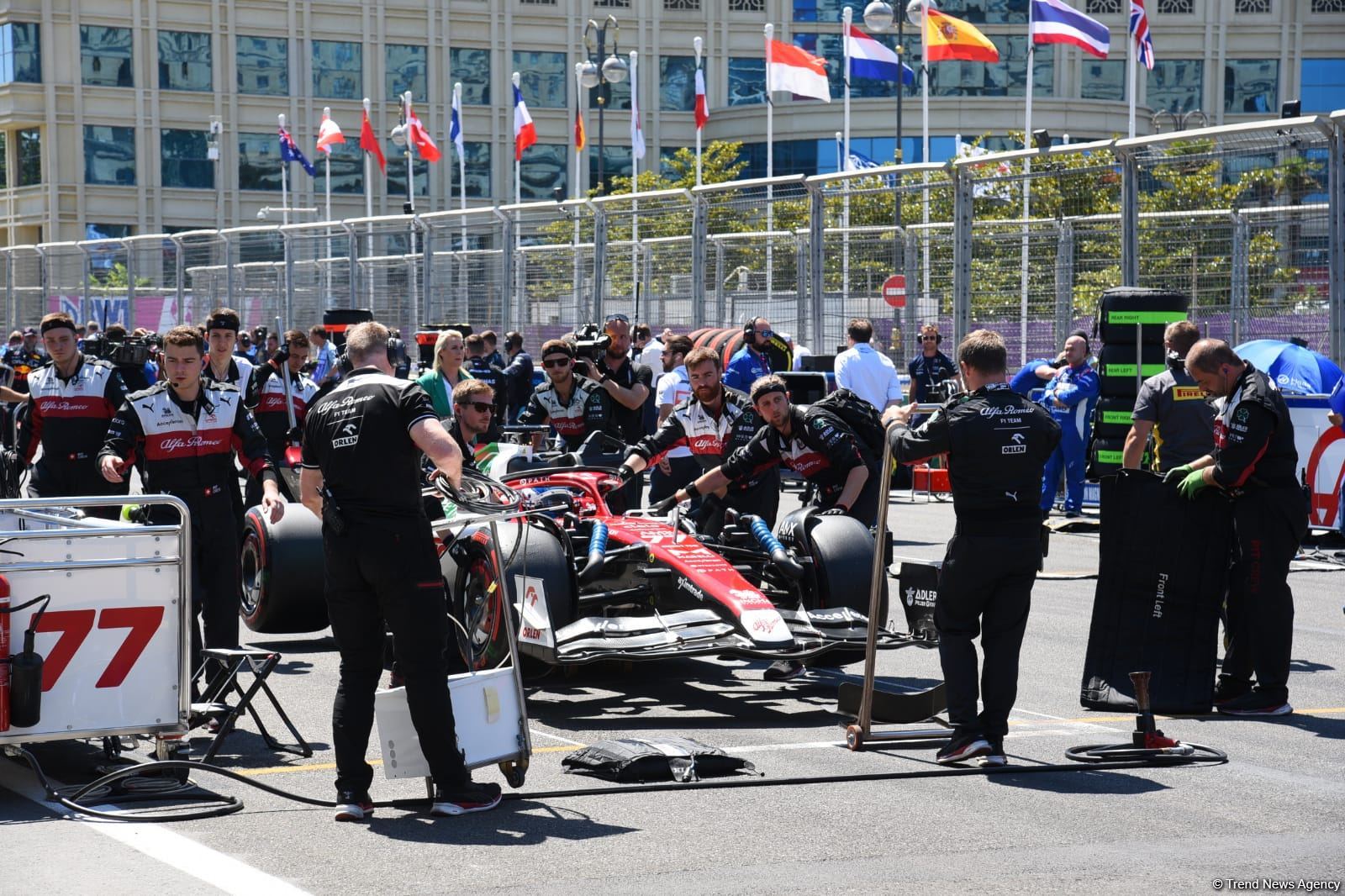Bakıda Formula 1 Azərbaycan Qran Prisinin final yarışı keçirlib (FOTO)