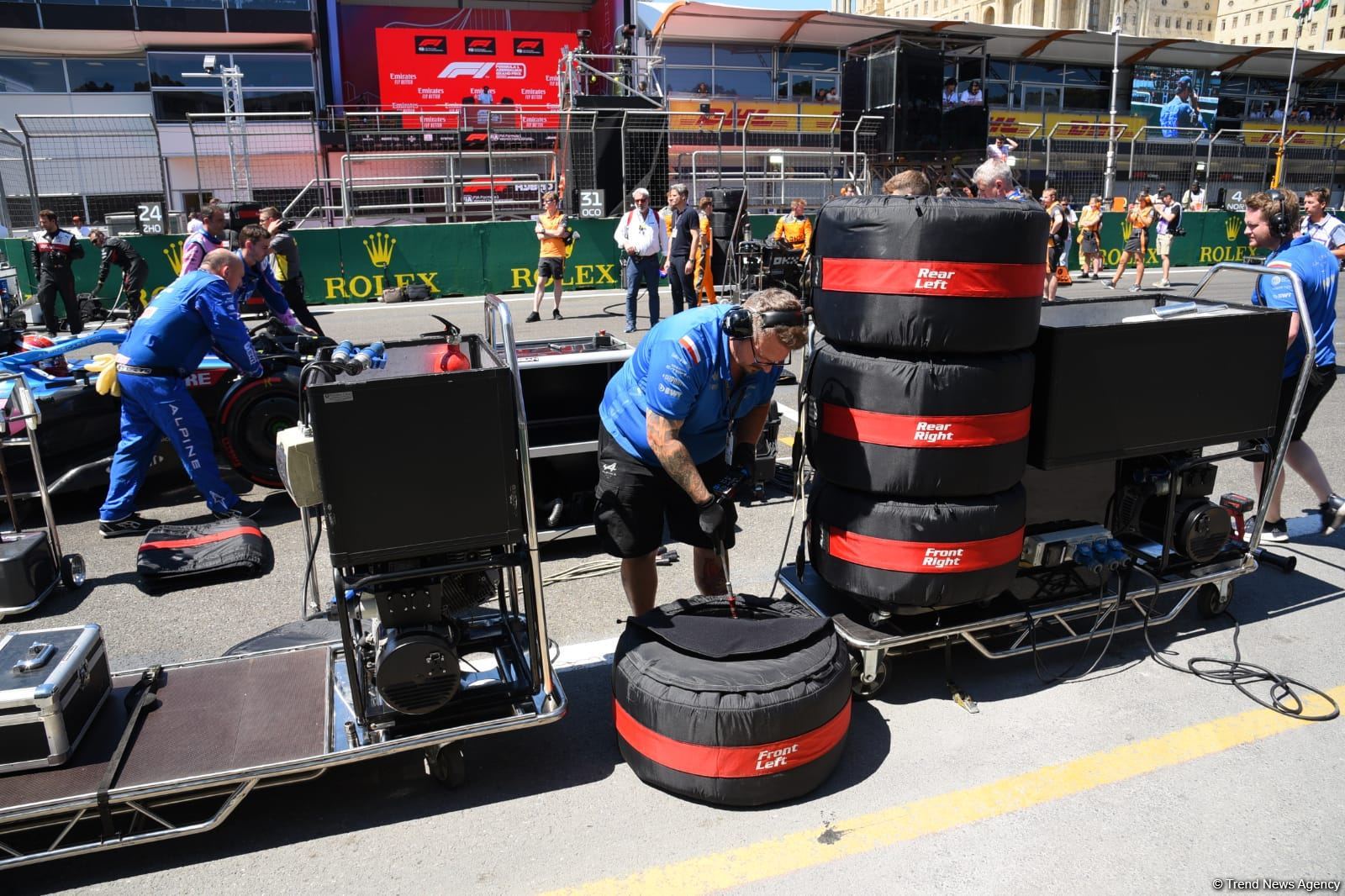 Bakıda Formula 1 Azərbaycan Qran Prisinin final yarışı keçirlib (FOTO)