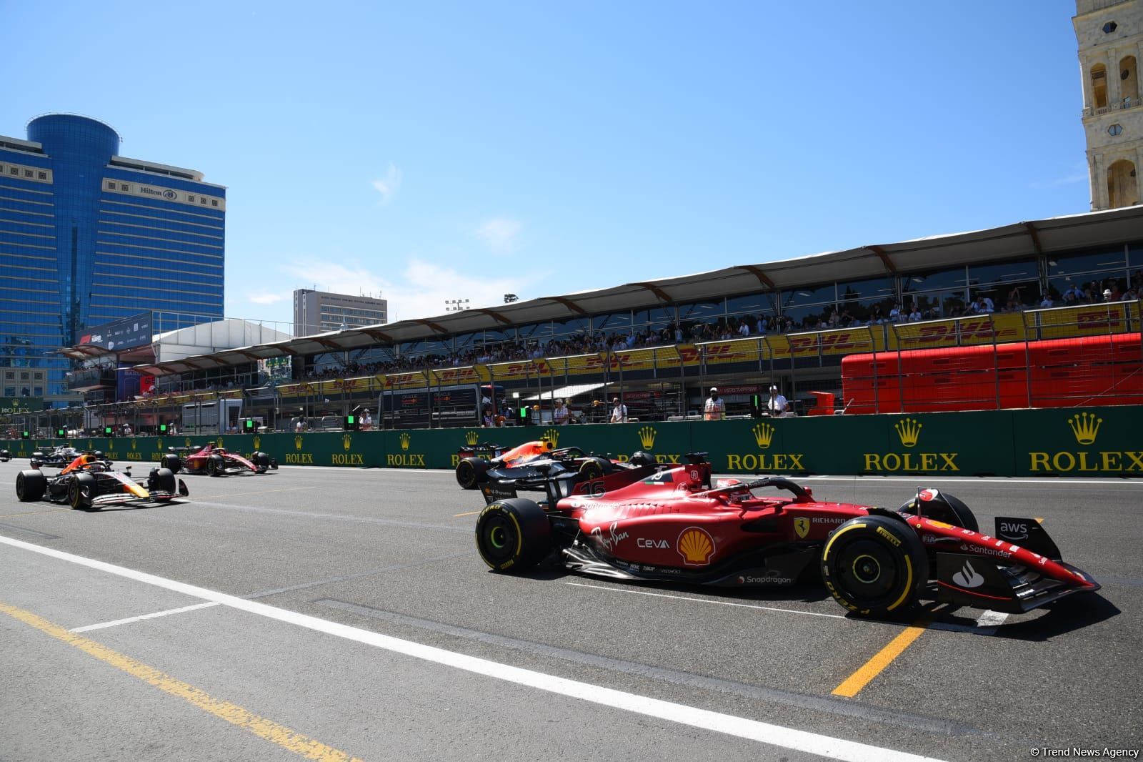 Bakıda Formula 1 Azərbaycan Qran Prisinin final yarışı keçirlib (FOTO)