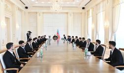 Prezident İlham Əliyev minifutbol üzrə Avropa çempionatının qalibi olan milli komandamızın üzvlərini qəbul edib (FOTO) (YENİLƏNİB-2)