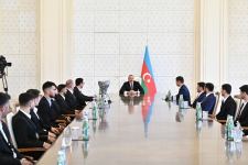 Prezident İlham Əliyev minifutbol üzrə Avropa çempionatının qalibi olan milli komandamızın üzvlərini qəbul edib (FOTO) (YENİLƏNİB-2)