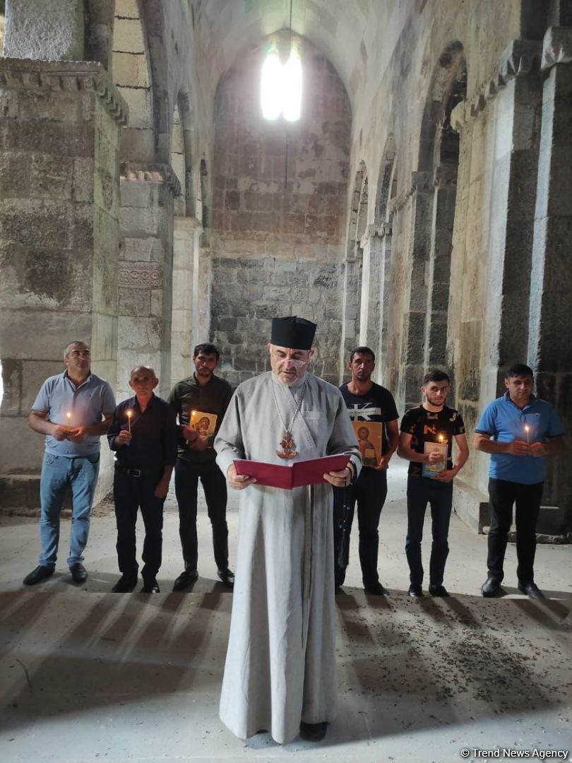 Alban-Udi xristian dini icmasının üzvləri Laçına səfər ediblər (FOTO)