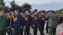 Cəmşid Naxçıvanski adına Hərbi Liseydə kursantların buraxılış mərasimi keçirilib (FOTO)