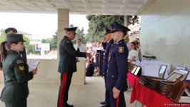 Cəmşid Naxçıvanski adına Hərbi Liseydə kursantların buraxılış mərasimi keçirilib (FOTO)