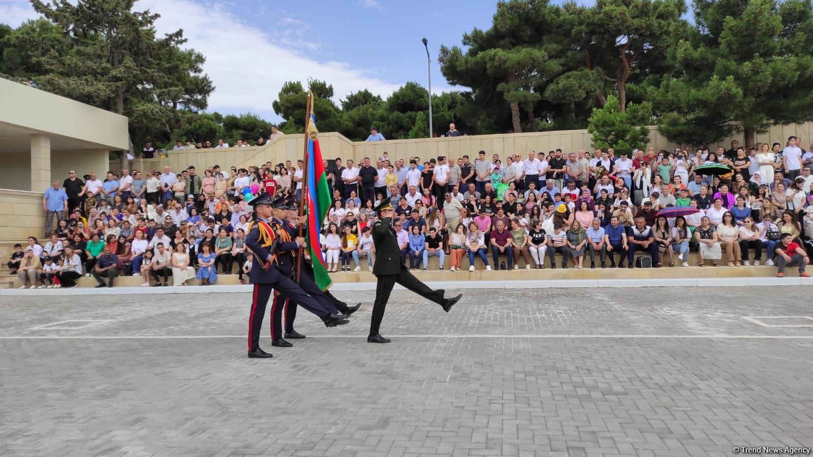 Cəmşid Naxçıvanski adına Hərbi Liseydə kursantların buraxılış mərasimi keçirilib (FOTO)