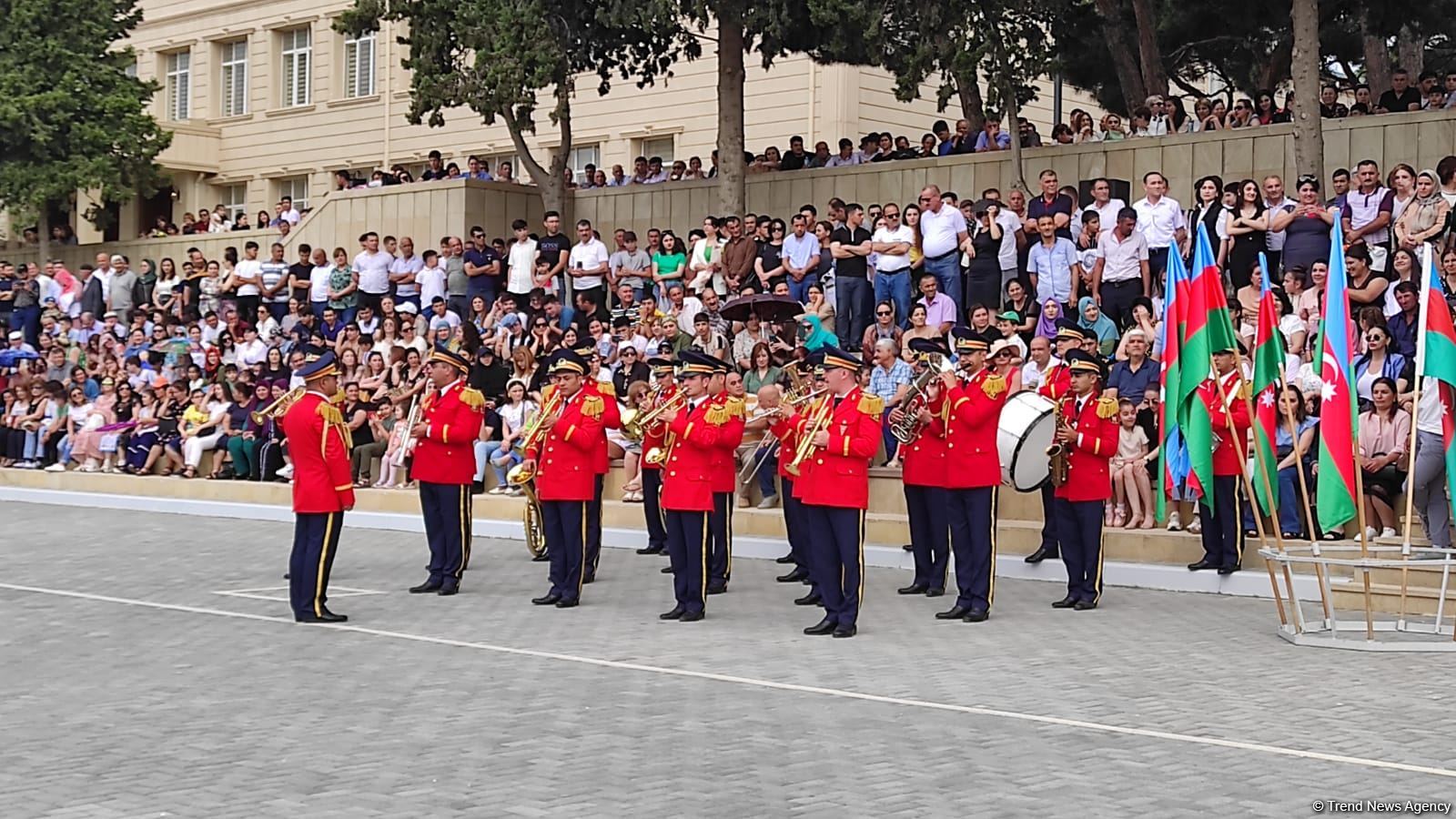 Cəmşid Naxçıvanski adına Hərbi Liseydə kursantların buraxılış mərasimi keçirilib (FOTO)