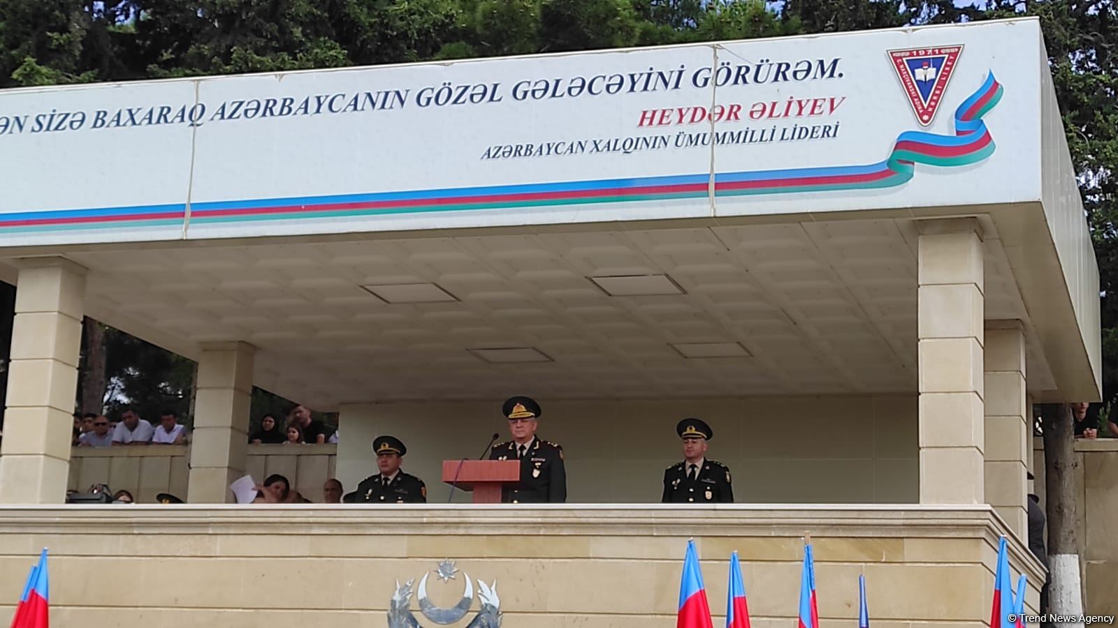 Cəmşid Naxçıvanski adına Hərbi Liseydə kursantların buraxılış mərasimi keçirilib (FOTO)