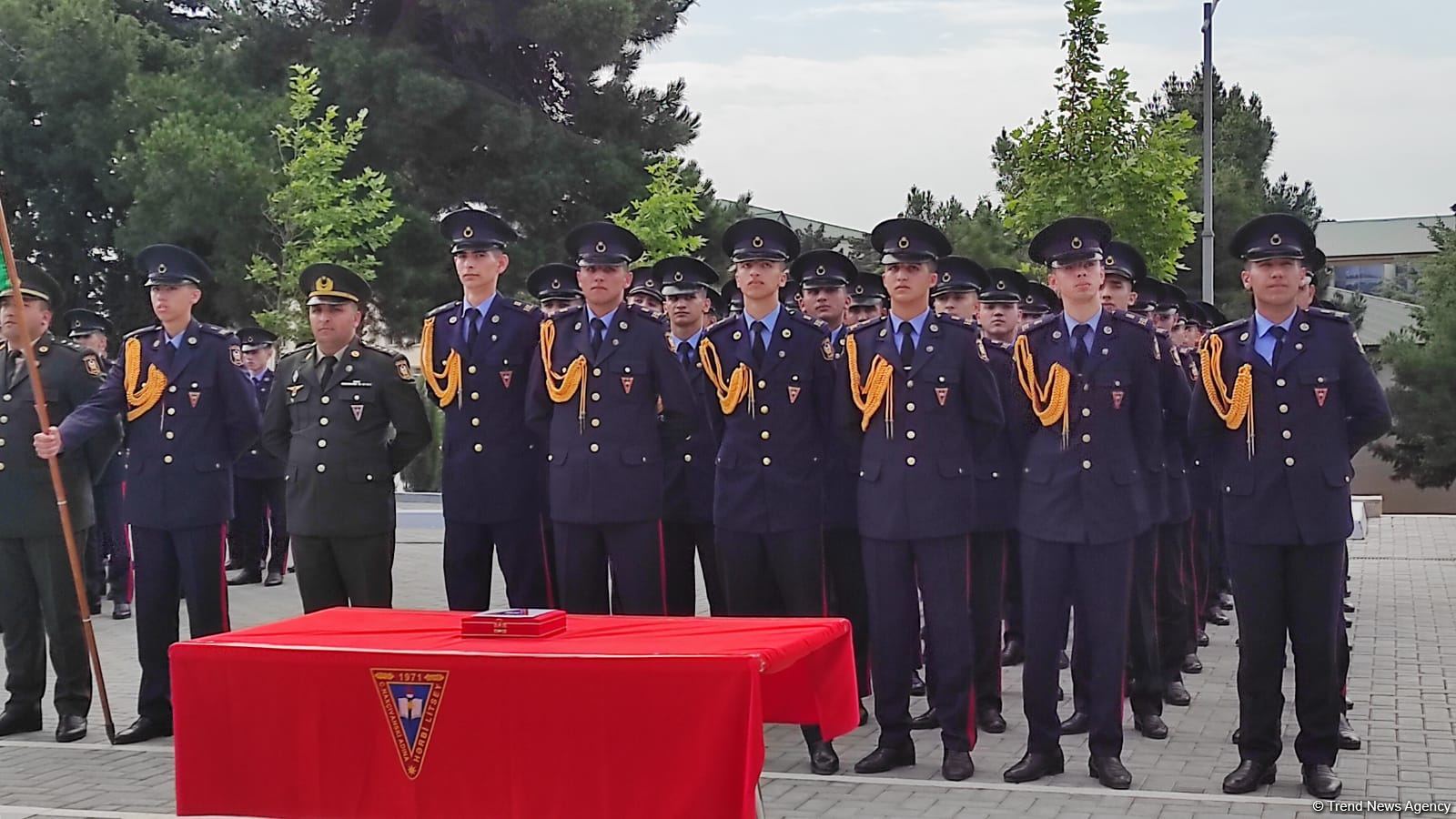 Cəmşid Naxçıvanski adına Hərbi Liseydə kursantların buraxılış mərasimi keçirilib (FOTO)