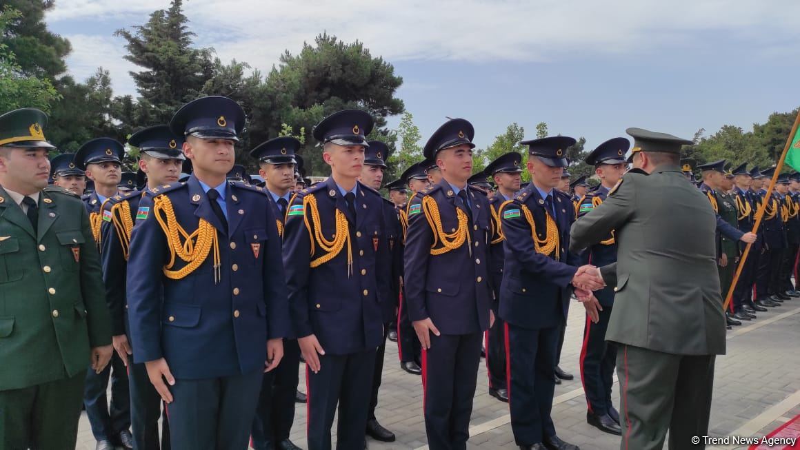 Cəmşid Naxçıvanski adına Hərbi Liseydə kursantların buraxılış mərasimi keçirilib (FOTO)