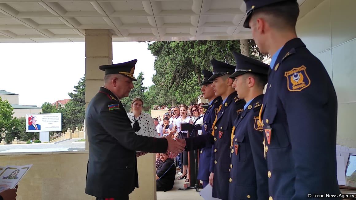 Cəmşid Naxçıvanski adına Hərbi Liseydə kursantların buraxılış mərasimi keçirilib (FOTO)