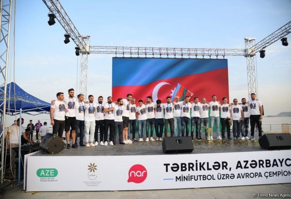 Bakıda Azərbaycanın Avropa çempionatındakı qələbəsi münasibətilə konsert keçirilib (FOTO)