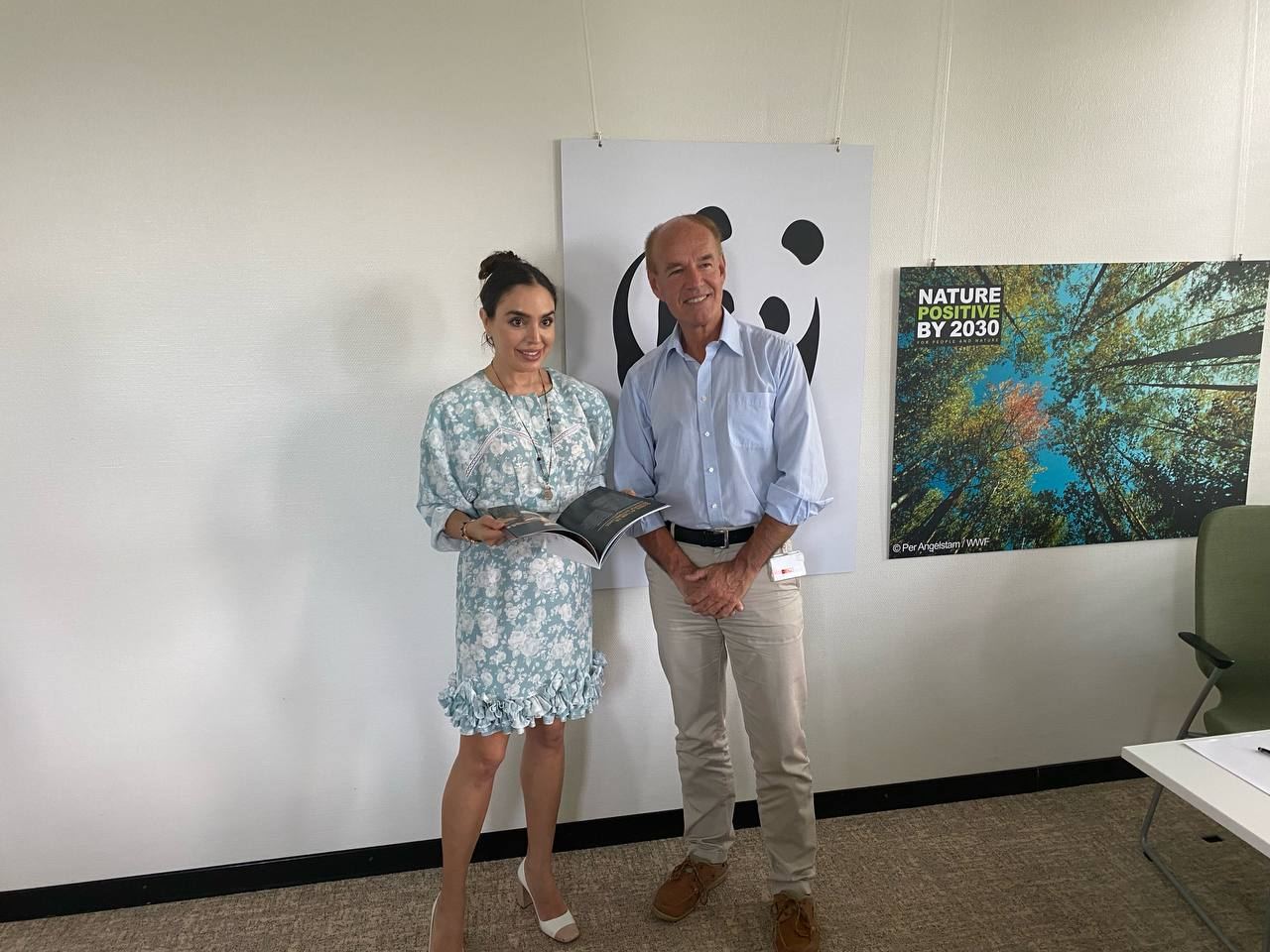 Leyla Əliyeva IUCN və WWF International təşkilatlarının rəhbərləri ilə görüşüb (FOTO)
