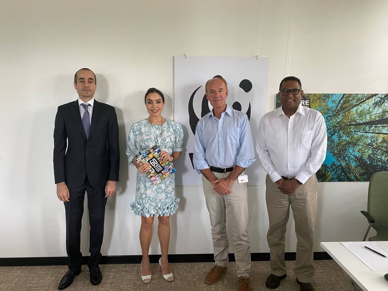 Leyla Əliyeva IUCN və WWF International təşkilatlarının rəhbərləri ilə görüşüb (FOTO)