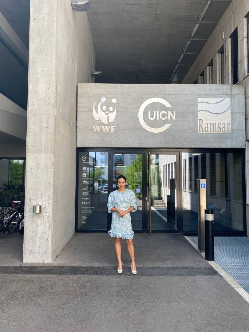 Leyla Əliyeva IUCN və WWF International təşkilatlarının rəhbərləri ilə görüşüb (FOTO)
