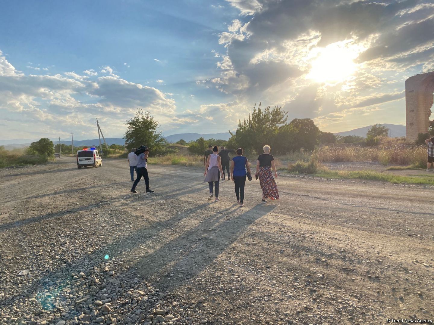 Dünya səyyahları işğaldan azad edilmiş Ağdam şəhərinə səfər ediblər (FOTO)