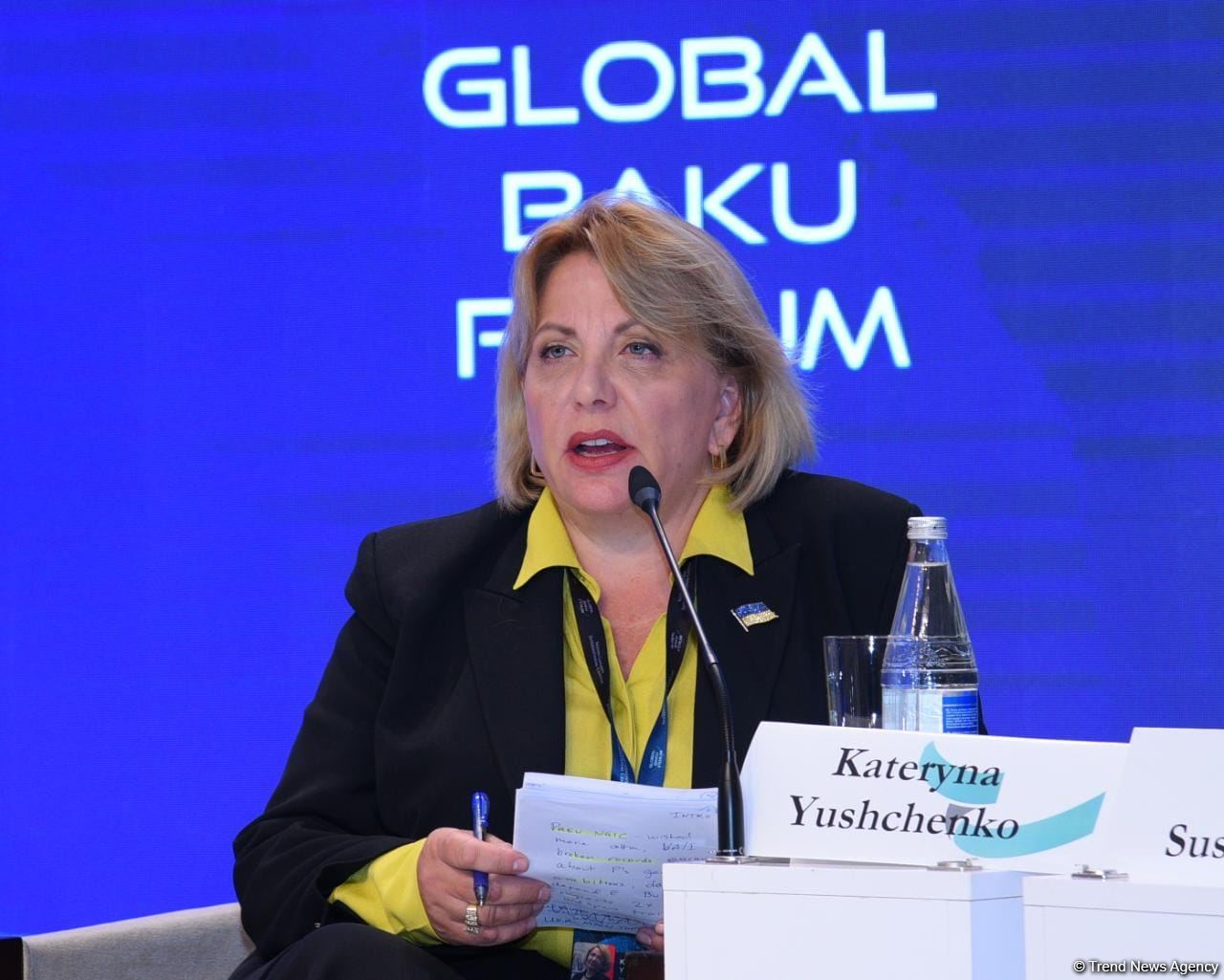 IX Qlobal Bakı Forumu çərçivəsində birinci panel iclası keçirilib (FOTO)