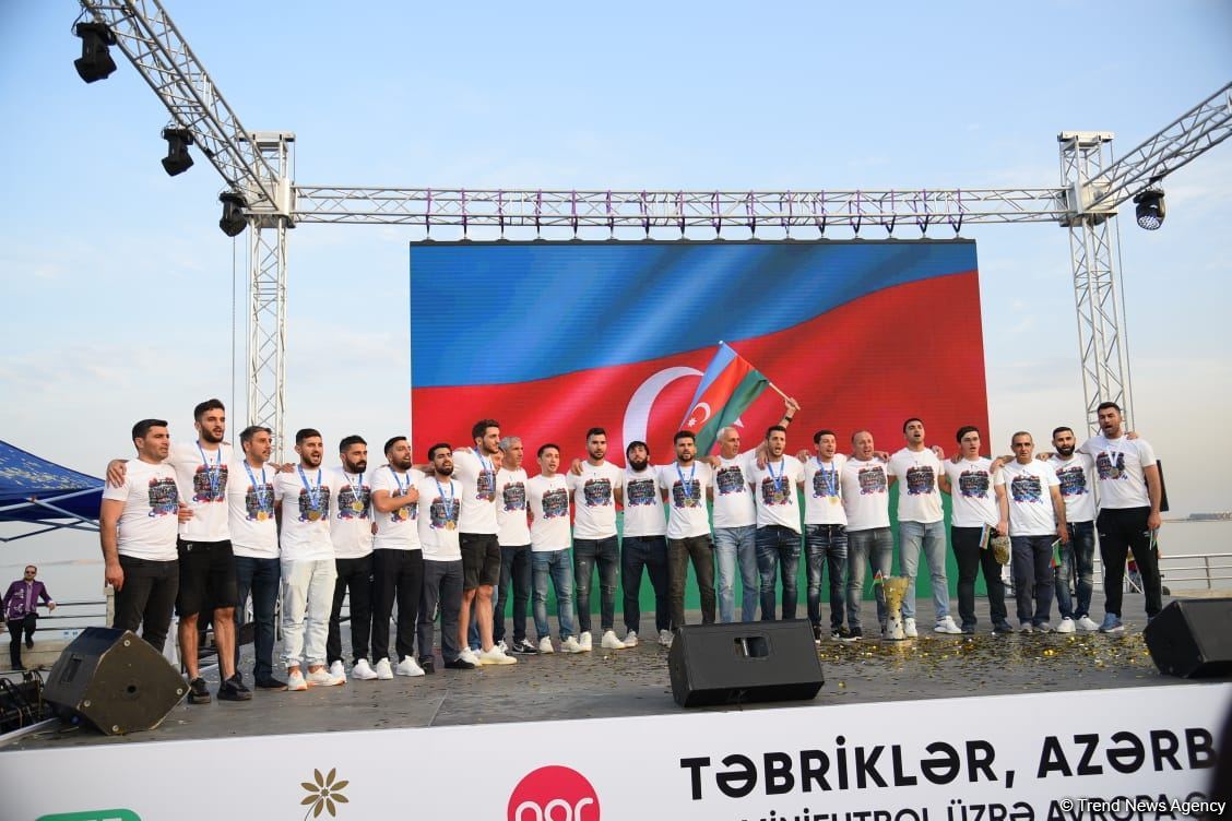 Bakıda Azərbaycanın Avropa çempionatındakı qələbəsi münasibətilə konsert keçirilib (FOTO)