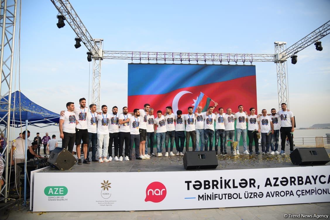 Bakıda Azərbaycanın Avropa çempionatındakı qələbəsi münasibətilə konsert keçirilib (FOTO)