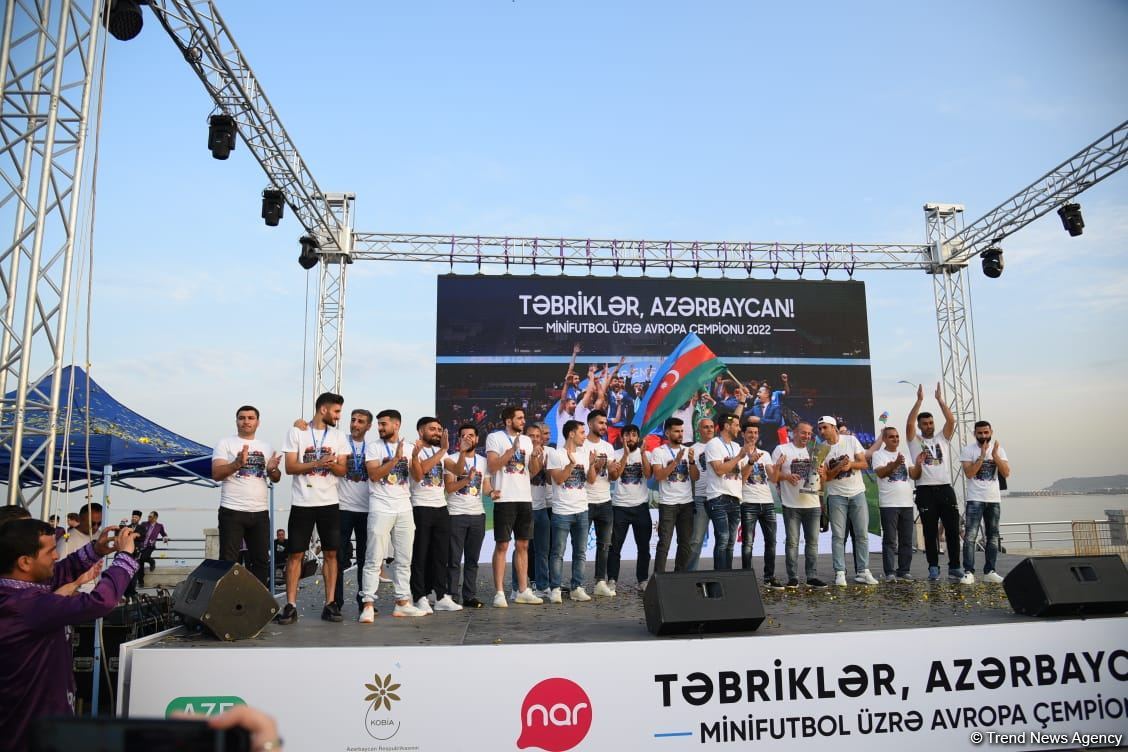 Bakıda Azərbaycanın Avropa çempionatındakı qələbəsi münasibətilə konsert keçirilib (FOTO)