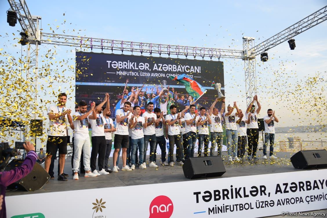 Bakıda Azərbaycanın Avropa çempionatındakı qələbəsi münasibətilə konsert keçirilib (FOTO)