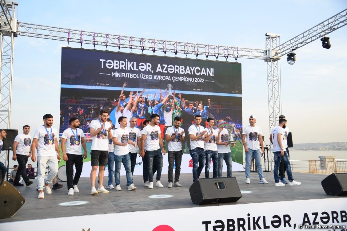 Bakıda Azərbaycanın Avropa çempionatındakı qələbəsi münasibətilə konsert keçirilib (FOTO)