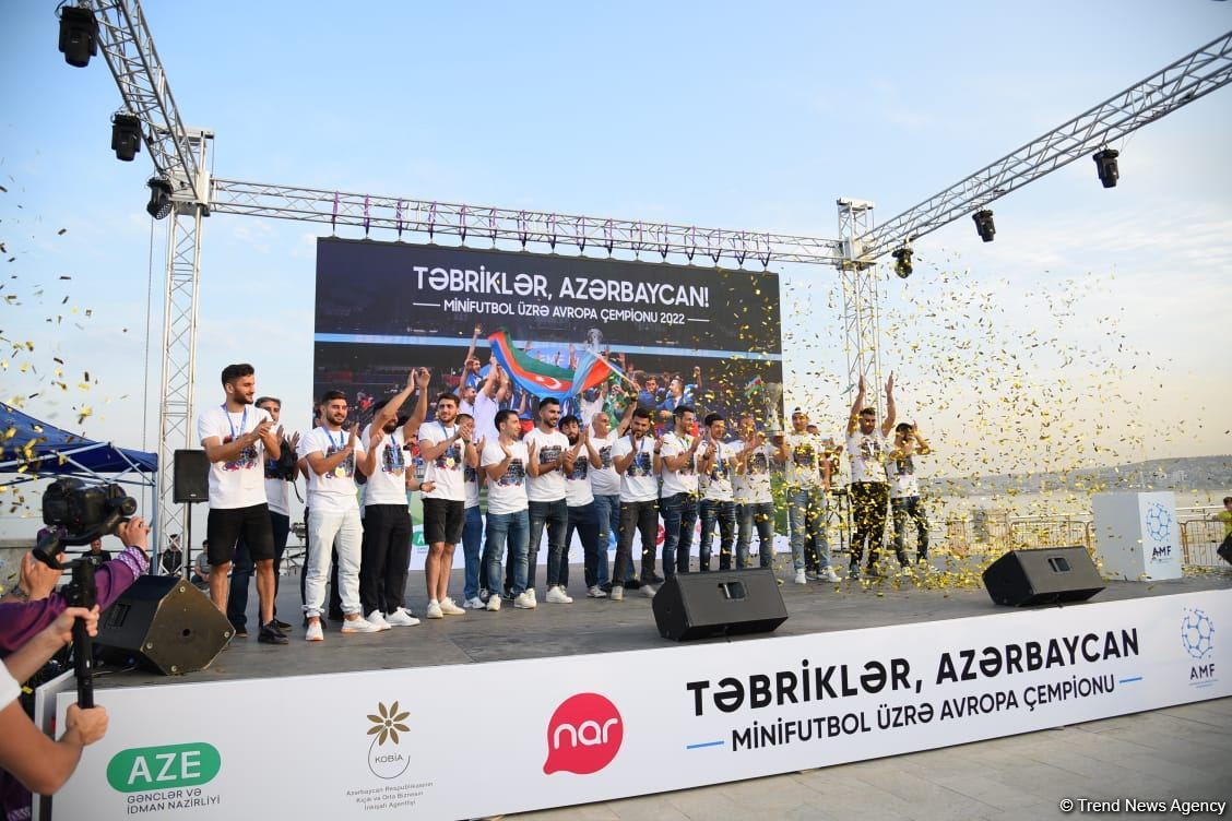 Bakıda Azərbaycanın Avropa çempionatındakı qələbəsi münasibətilə konsert keçirilib (FOTO)