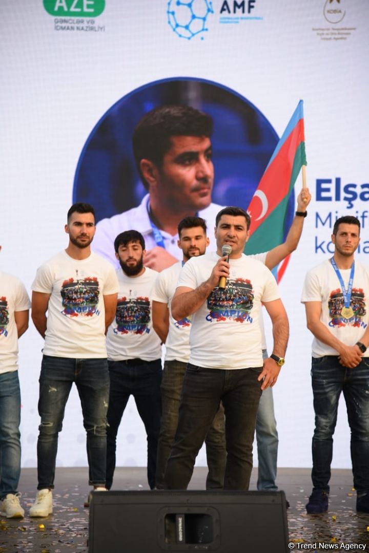 Bakıda Azərbaycanın Avropa çempionatındakı qələbəsi münasibətilə konsert keçirilib (FOTO)