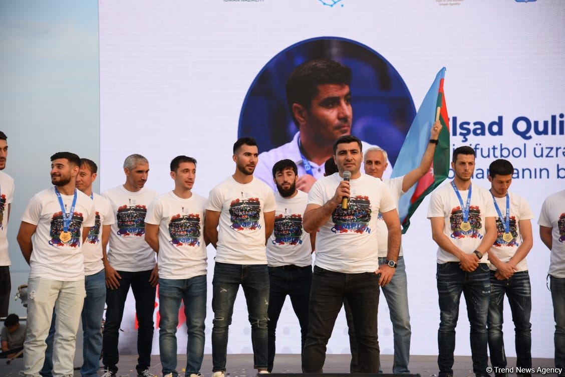 Bakıda Azərbaycanın Avropa çempionatındakı qələbəsi münasibətilə konsert keçirilib (FOTO)