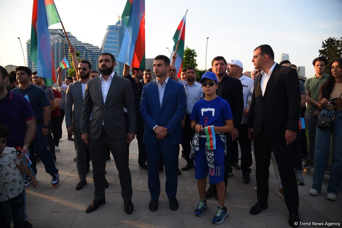 Bakıda Azərbaycanın Avropa çempionatındakı qələbəsi münasibətilə konsert keçirilib (FOTO)