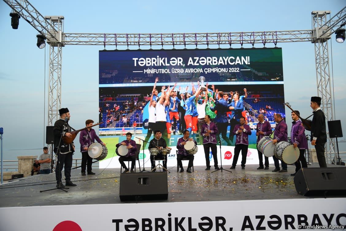 Bakıda Azərbaycanın Avropa çempionatındakı qələbəsi münasibətilə konsert keçirilib (FOTO)
