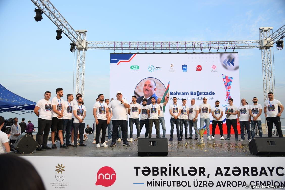 Bakıda Azərbaycanın Avropa çempionatındakı qələbəsi münasibətilə konsert keçirilib (FOTO)